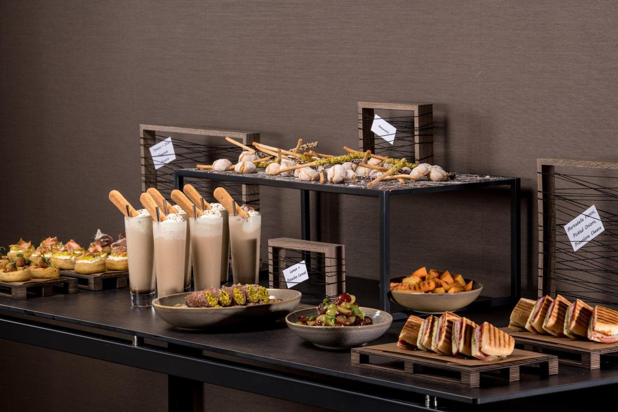 The Westin Grand Munich Hotel Exterior photo A selection of hors d'oeuvres